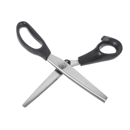 SMASOLO 多機能ピンキングはさみ 裁縫用布切り鋏 耐久属製 ギザギザ刃で布地のほれ防止 手芸 洋裁 刺繍に