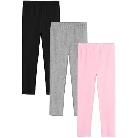 HoeVou Girls Thick Cotton Leggings Cover