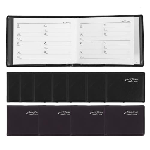 Garneck 12pcs Mini Address Book - 45Pages Small Pocket Phone Number Book for Home Office Travel - Compact and Practical Address Organizer for Easy Access Information(Random Color)
