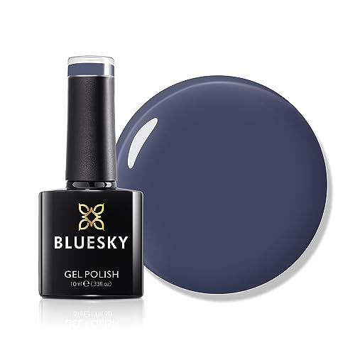 Bluesky Gel Nail Polish 10ml, Short Blue Tales - AW2302, Blue Soak-Off Gel Polish for Manicure, Professional, Salon & Home Use, Long Lasting, Chip Resistant, Requires Curing Under UV/LED Lamp