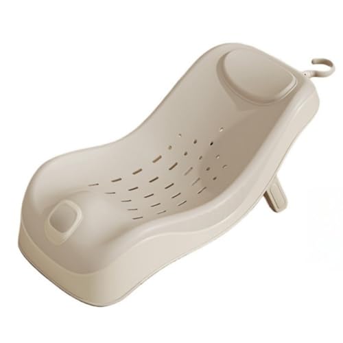 ベビーバス 折り畳み バススタンド 子供用浴槽シート 最新改良 子供用風呂 赤ちゃん用 入浴補助具 温度感知設計 3段階の高さ調整 滑り止め設計 安心感 ベビー用浴槽 ベビー用品 幼児の入浴ベッド お風呂サポート 収納簡単 (通常,ムーンホワイト)