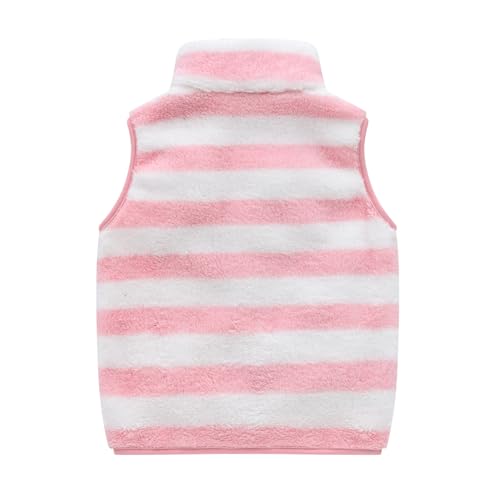 Kids Boys Girls Fleece Vest Sleeveless Waistcoat Zip Front Fall Winter Outwear Fashion Outdoor Clothes2