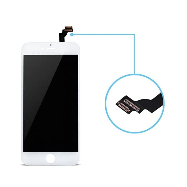 Assemblaggio Schermo Con Parti Kit Schermo Completo Per IPhone 6S Plus - Display LCD Retina Touch Digitalizzatore, Colore Bianco Schermo IPhone 6S Plus - Foto 4