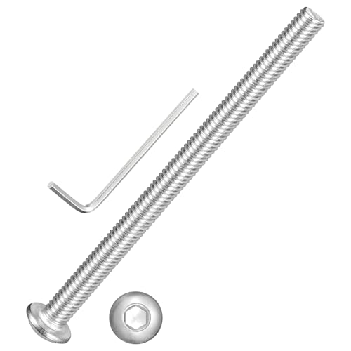 Kozelo 15pcs vis à tête bouton M4-0.7x60mm acier inoxydable 18-8