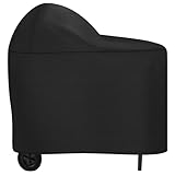 BXDZCOVRRS Grill Cover Fits for Char-Griller AKORN Kamado Grill with Cart, 600D Heavy Duty BBQ Grill Cover Charcoal Grill Cover Waterproof Outdoor Grilling Cover, Model 6555