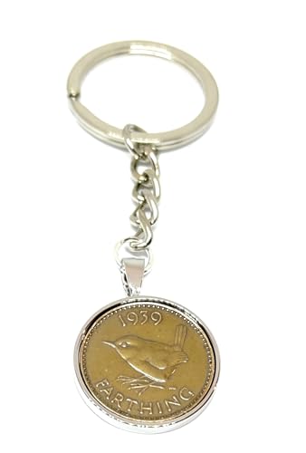 Porte-clés 84e anniversaire de 1939 argenté pour maman papa sœur