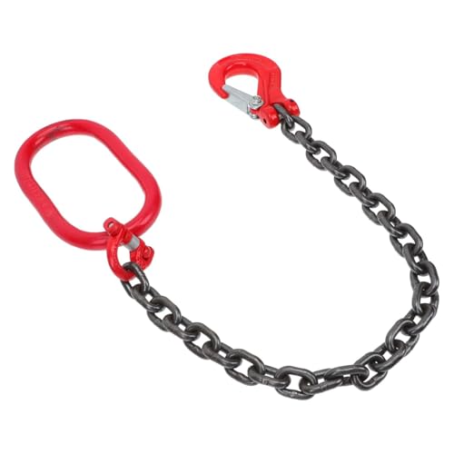 WNRLL Chaîne de Levage 1 m Noir raccourcisseur de chaîne Élingue de Levage Chaîne de Levage 1 brins