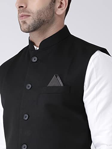 Image of hangup Nehru Jacket Black Nehru 44