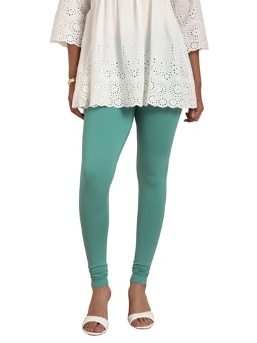 Image of TWIN BIRDS Tailored Cut and Classic Fit Super Stretchable Elastane Fabric Churidar Leggings for Women