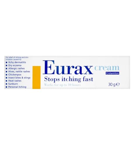 Rapid Itch Relief Cream 30g | Lasts Up to 8 Hours for Relief of: Eczema, Allergic rashes, Hives, Chickenpox, Insect Bites & Stings, Sunburn