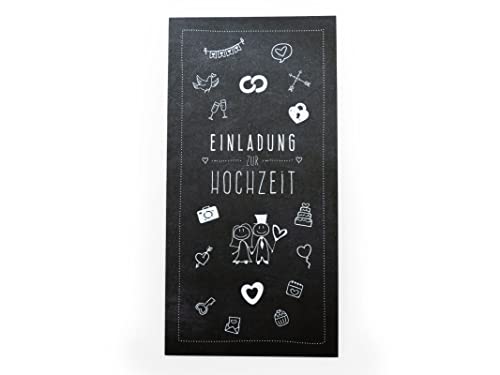 Hochzeit Einladungskarten „modern Style“- 10 x Einladungen inkl. Kuverts Hochzeitseinladungskarten schwarz design Einladungskarten zur Hochzeit beschreibbar zum selber basteln Hochzeitseinladung Hochzeit Einladungskarten „modern Style“- 10 x Einladungen inkl. Kuverts Hochzeitseinladungskarten schwarz design Einladungskarten zur Hochzeit beschreibbar zum selber basteln Hochzeitseinladung