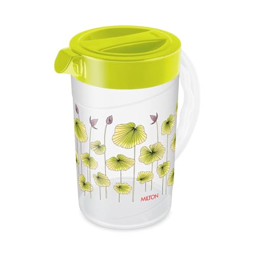 Image of Milton 2.4L Plastic Water Jug - Premium Durable, Leak-Proof, and BPA-Free Hydration Container in Stylish Green for Home, Office, and Outdoor Use APck of 2