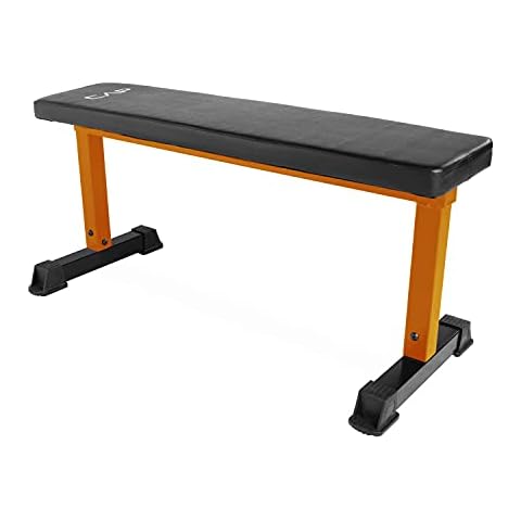 CAP Barbell Banco de pesas plano, naranja Cover