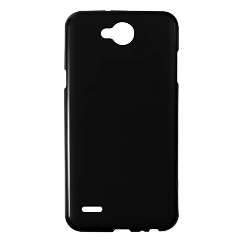 Shantime Soft Case Compatible with LG X Charge, Slim Shockproof Bumper Protective Back Cover, Anti-Scratch Flexible Shell, Grip-Friendly(Black)