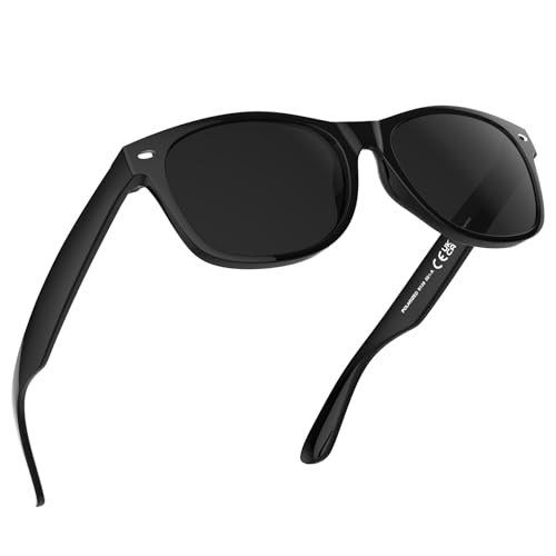 MAXJULI Polarized Sunglasses for Big Wide Heads Men TR90 Ultralight UV400 Protection Glasses 8139