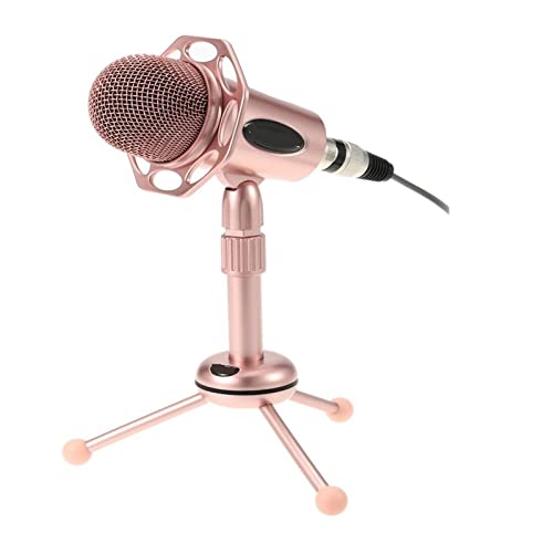 Msuiiixcccc Condensador Microphone with Stand,for Pc Laptop Gaming.Meeting