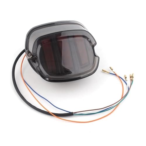 Feu arrière moto clignotant LED lampe plaque pour Road King et Glide