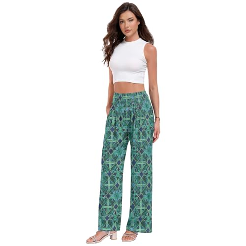 Pantalon stretch taille haute fluide pour femme active - 2
