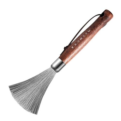 Cepillo de acero inoxidable – Depurador de utensilios de cocina de metal flexible – Varita de platos multifuncional, cepillo de limpieza de cocina para el hogar, restaurante, cocina