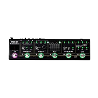 6 effects pedals built into 1 simple unit. Compressor, Overdrive, Distortion, EQ, modulation, Delay/Reverb Full-featured controls for each effect Built-in precision guitar tuner Tap tempo synchronization Integrated effects loop for connecting externa...
