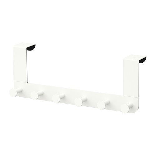 2XIKEA ENUDDEN - Hanger for door, white