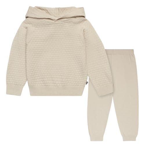 Image of Modern Moments by Gerber Girls' Baby and Toddler Honey Comb Sweater Knit Top and Pant Set