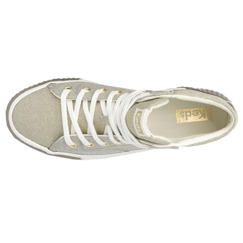 Keds Womens Demi TRX Mid Metallic Sneakers Shoes Casual - Gold4