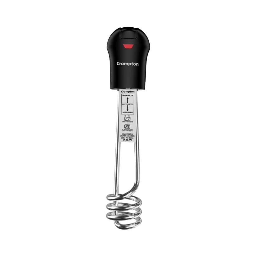 Crompton AIMR-SP15A 1500W Superfast heating Immersion Rod| 100% Shock Proof| IP 68 Protection| Anti-corrosive coating| 2 Yrs Warranty| Energy Saving| Powerful Heating Element| Bucket Hook-image-39
