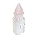 Child to Cherish Ceramic Dream Big Princess Castle Piggy Bank for Girls, Pink