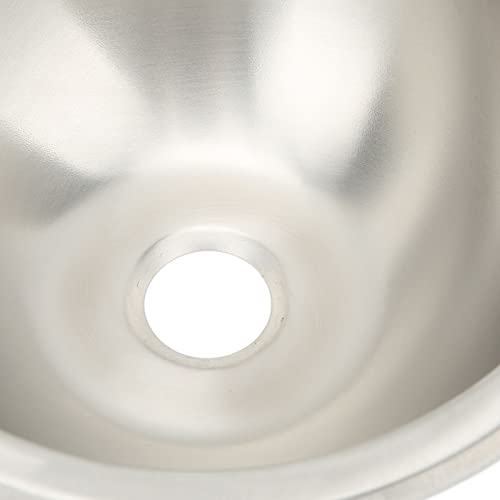 Fregadero redondo de cocina acero inoxidable 10 pulgadas con aislamiento acústico para RV 3