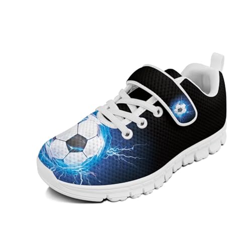 Gorweirop Cool Football Boys Running Shoes Size 13 Turf Soccer Shoes Kids Comfort Walking Sneakers for Kids Afterclass Grass Game Cushioned Basketball Sneakers White Edge