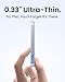 sharge AeroMag Magsafe Power Bank, Slim 5000mAh Magnetic Portable Charger, Qi2 15W Fast Charging Battery Pack Designed for iPhone 17 Pro/16/15/14 and More