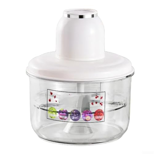 Pelapatate elettrico automatico per frutta e verdura, parti staccabili, controllo one-touch, batteria ricaricabile (bianco)