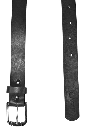 Image of CAVIO Boys Stretchable Solid Regular Fit Trousers with Belt