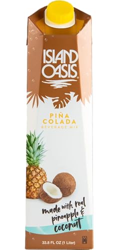 Island Oasis SB3X Premium Pina Colada Drink Mix Bottle, 1 L