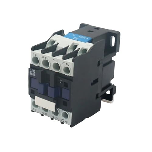 Contacteur de puissance CJX2-1801 AC 36V 18A triphasé pour rail DIN