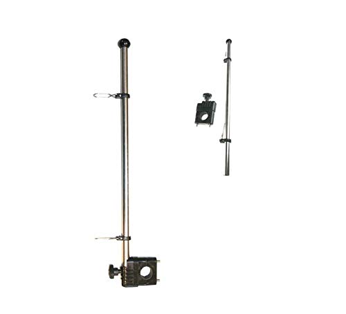 ARBO-INOX Flaggenstockhalter Flaggenstock Edelstahl Nylonhalter