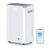 4500 sqft 50 pints energy star certified dehumidifier for home with drain hoseintelligent humidity control 4 operation modes with app ideal for room bathroom rv  urban country home decor