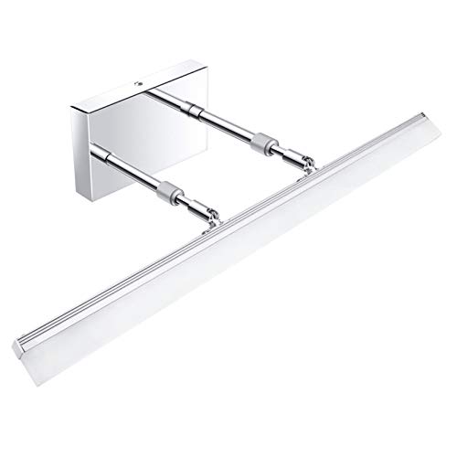 Image of Aipsun 24 inch Dimmable LED Vanity Lights Adjustable Bathroom Light Fixtures Over Mirror Chrome Modern Vanity Lighting(White Light)