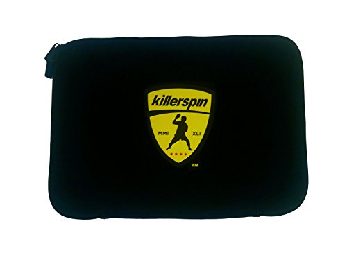 Killerspin Black Sleeve Table Tennis Paddle Bag - Ping Pong Case For 4 Paddles Secured With Elastic Fastener (605-29) #TOP22