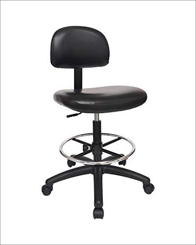 Chair Master - Medium Bench Height Task Chair for Labs, Exam Rooms, Doctor and Dentist Offices. Easy to Clean! 19.5