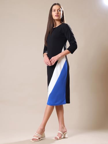 Image of PURVAJA Women's Bodycon Knee Length Dress(Lucy-342-348)
