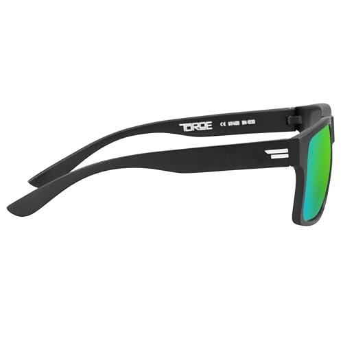 TOROE Classic RANGE TR90 Frame Polarized Unbreakable Sunglasses with Hydrophobic Coated Polycarbonate AR Lenses3