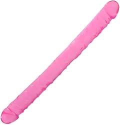 33cm Doble Pene, Consolador de doble cabeza de sexuales Consoladores, Dildo Realista anales y doble penetracion para lesbiana y Mujer(Rosa)