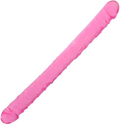 33cm Doble Pene, Consolador de doble cabeza de sexuales Consoladores, Dildo Realista anales y doble penetracion para lesbiana y Mujer(Rosa)