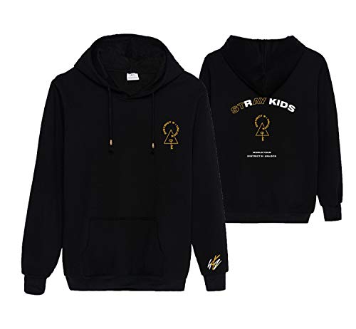 Xkpopfans SKZ Hoodie Pullover District 9 Unlock Felix Changbin Woojin Sweatshirt