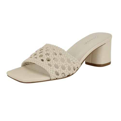 Calvin Klein Women's Brianny Heeled Sandal, Ivory 150, 11