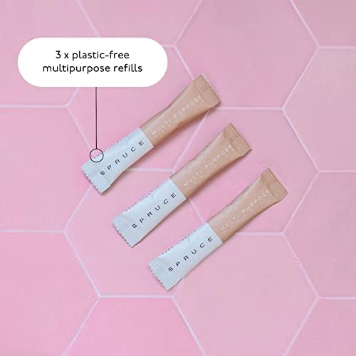 Spruce Multipurpose Cleaning Refills, 3 x Plastic-free Concentrated Refills for all surfaces, Home and kitchen cleaning, Non-Toxic & Eco Friendly, Vegan & Cruelty-Free