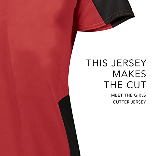 Augusta Sportswear Girls' 1523, Red/Black, Large #TOP1