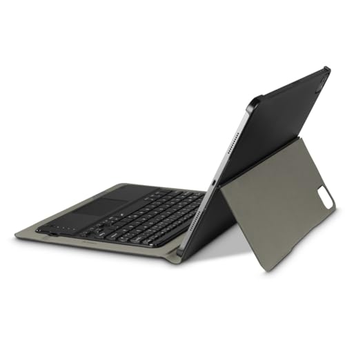 Hama Hülle mit Tastatur für iPad Pro 13 2025/2024 (Bluetooth Tastatur mit Touchpad, Standfunktion, magnetische Tablethülle, Tablet Case, für Apple iPad Pro 13 Zoll, herausnehmbare Tastatur) schwarz